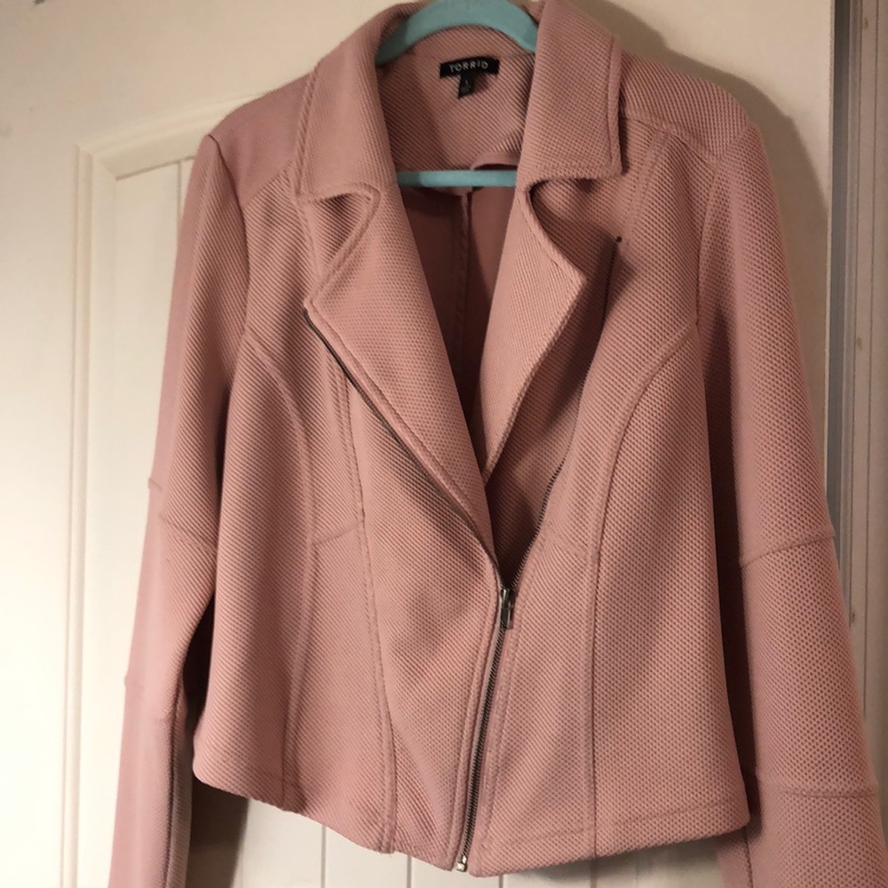 Blush Moto Jacket